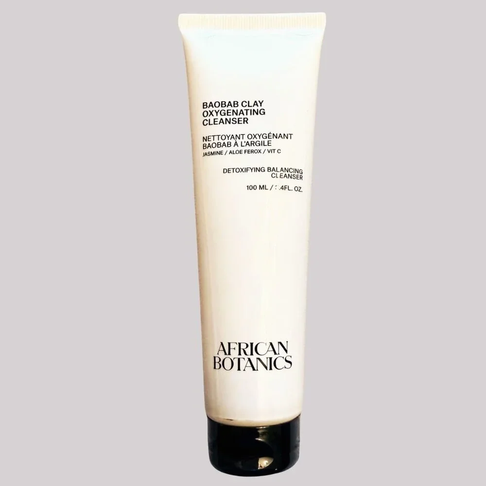African Botanics Baobab Clay Oxygenating Cleanser 100ml Ultra Gentle Vegan - Picture 1 of 9